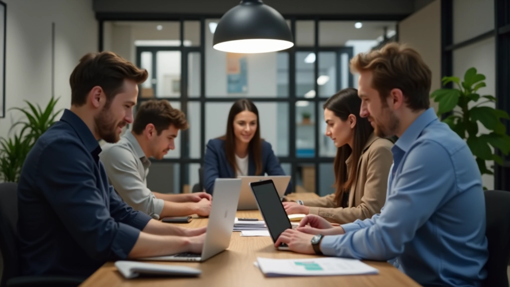 Persone che lavorano insieme su un progetto creativo